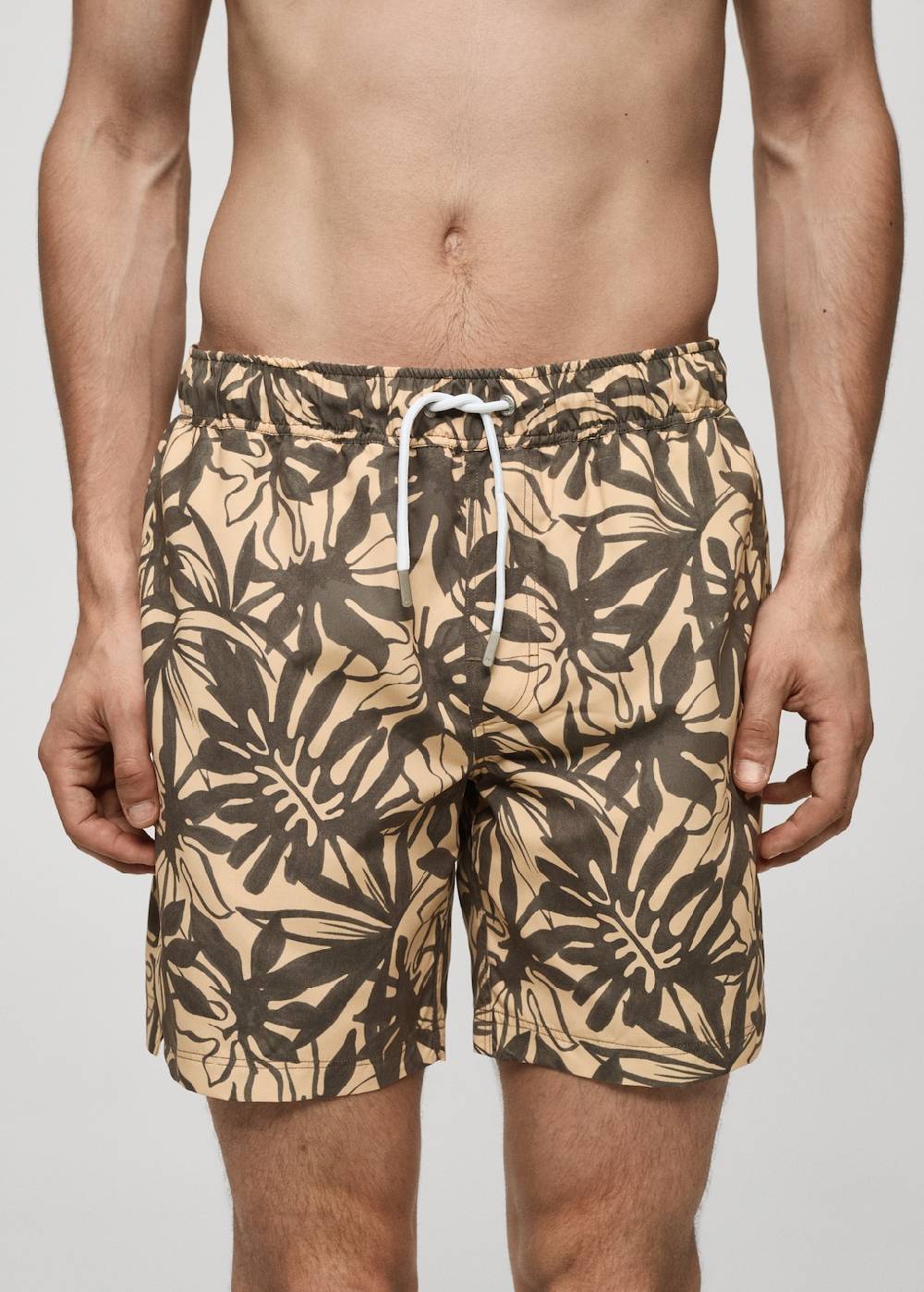 Mango Badeshorts Mit Floralem Dessin