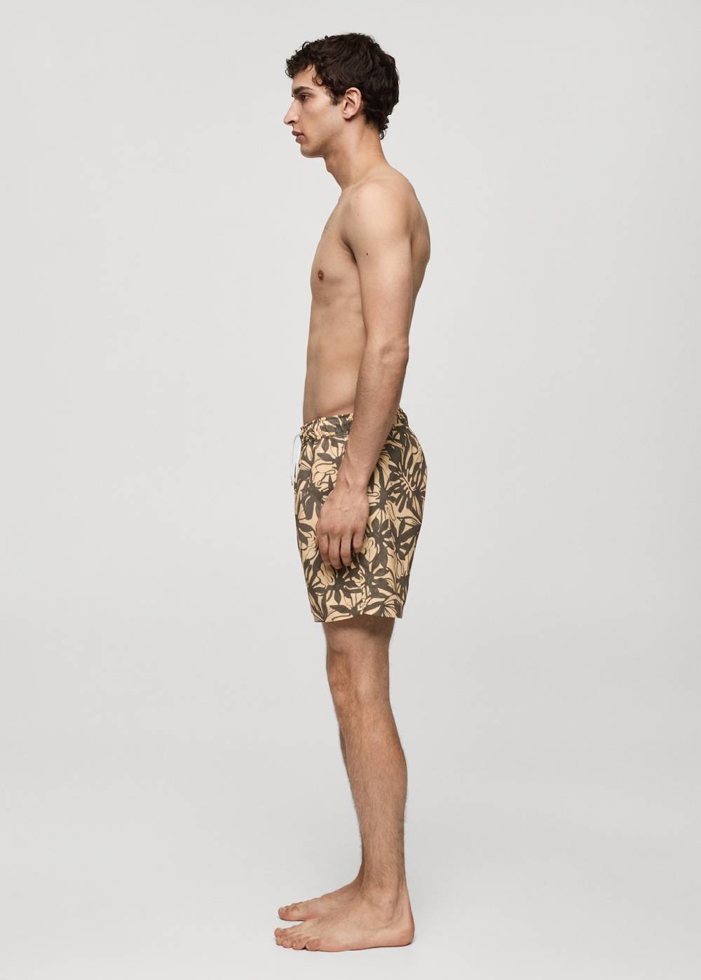 Mango Badeshorts Mit Floralem Dessin