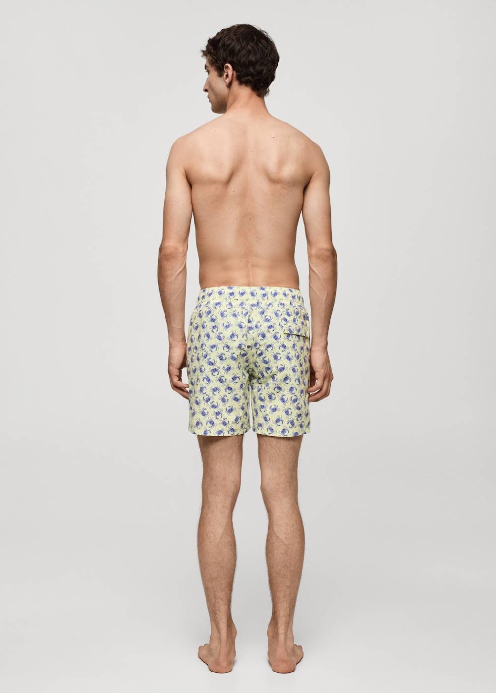 Mango Badeshorts Mit Krebsmotiv