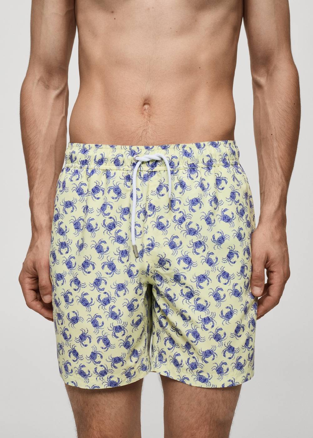 Mango Badeshorts Mit Krebsmotiv
