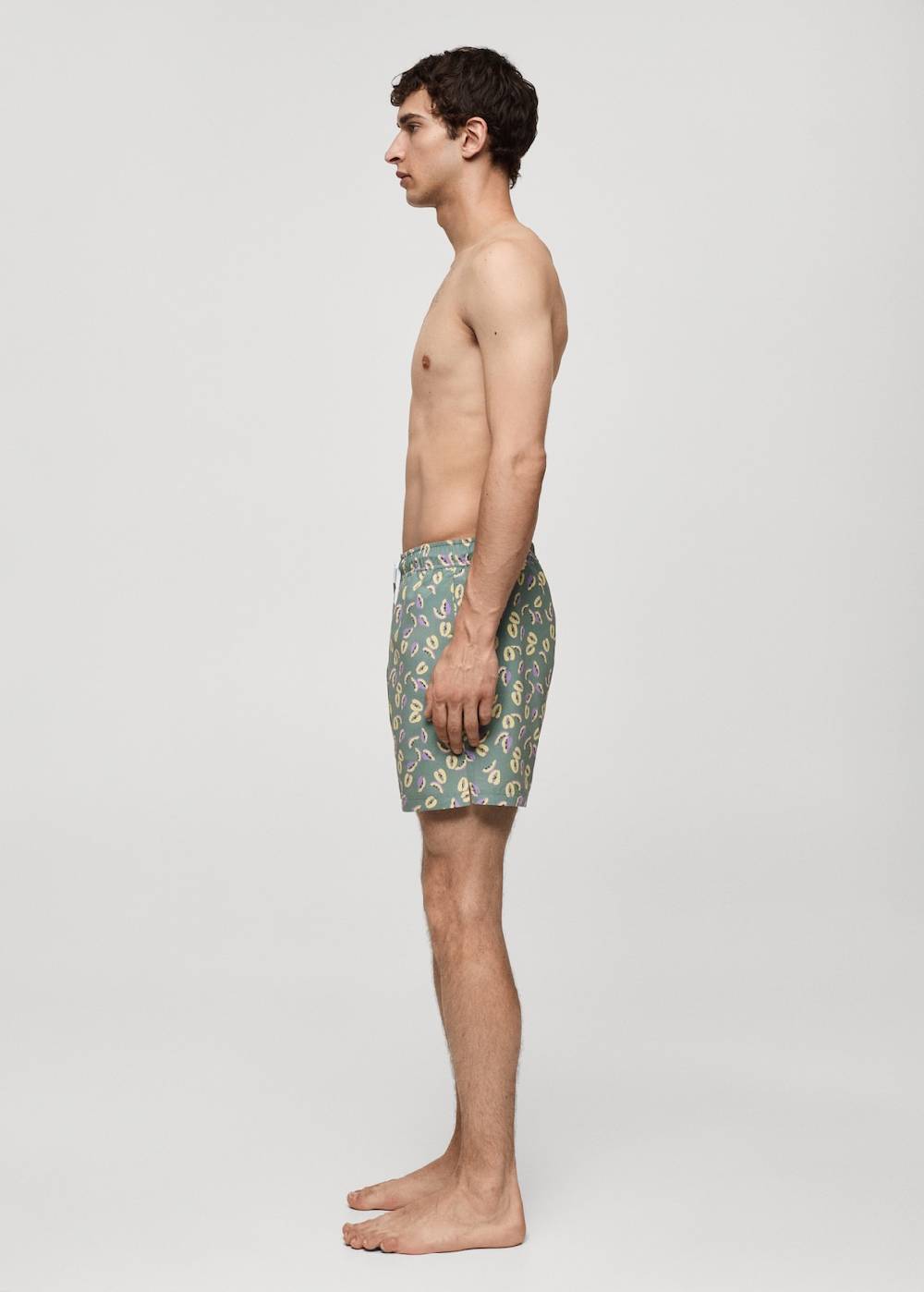 Mango Badeshorts Mit Papaya-Print