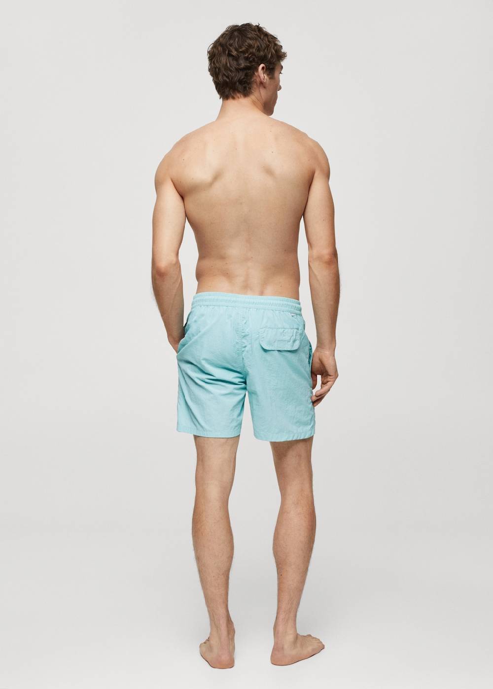Mango Basic-Badeshorts Mit Kordelzug