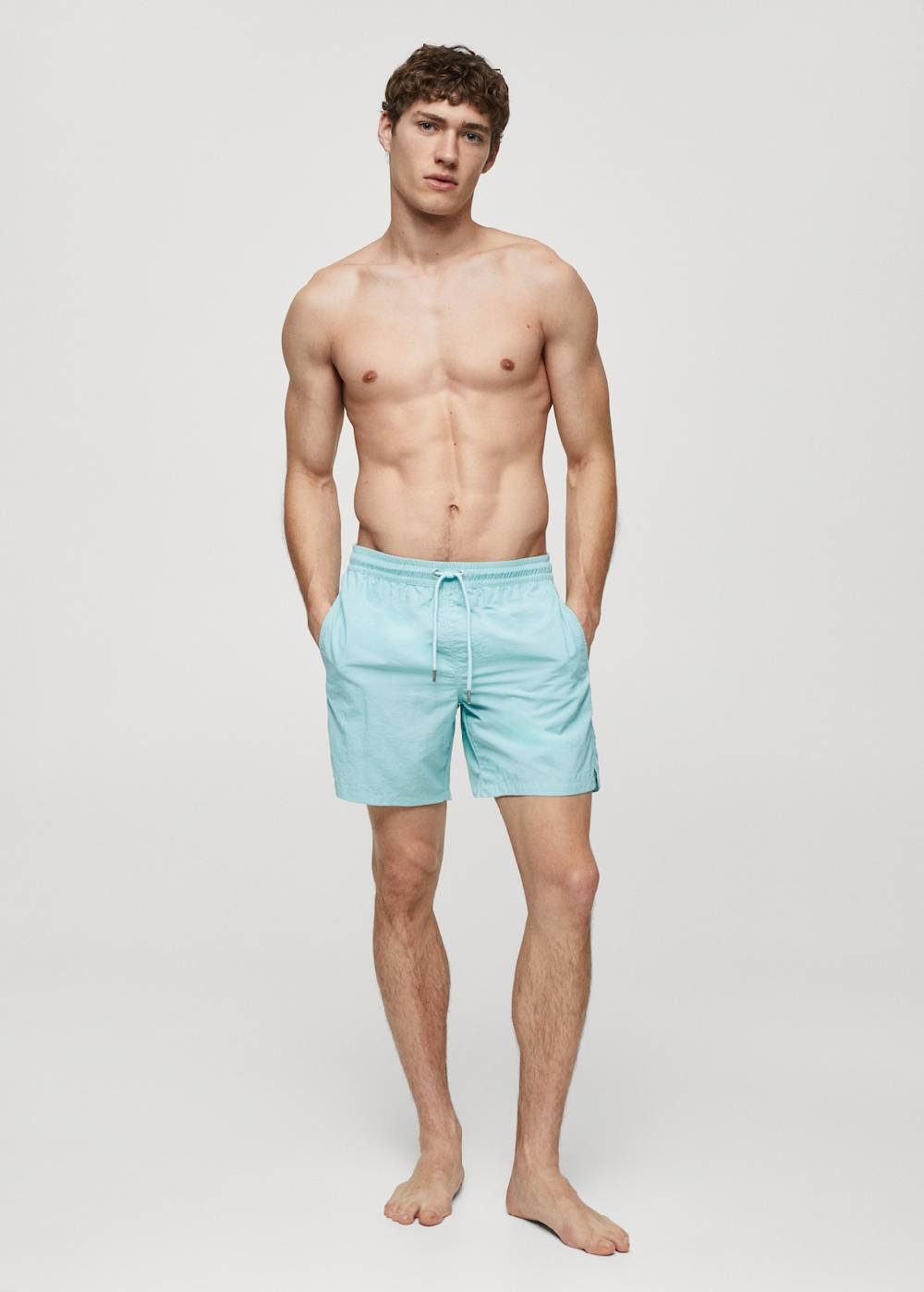 Mango Basic-Badeshorts Mit Kordelzug