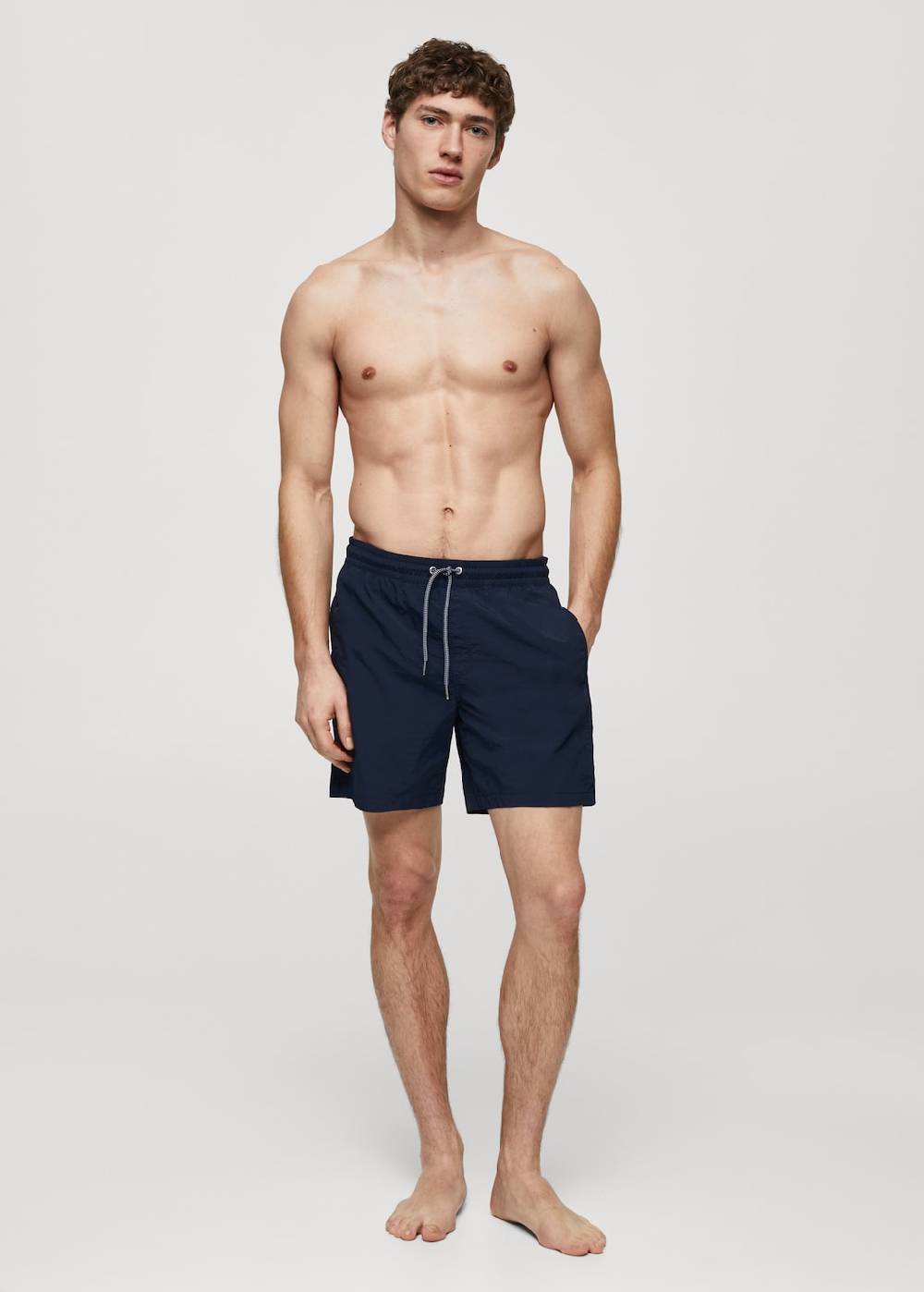 Mango Basic-Badeshorts Mit Kordelzug