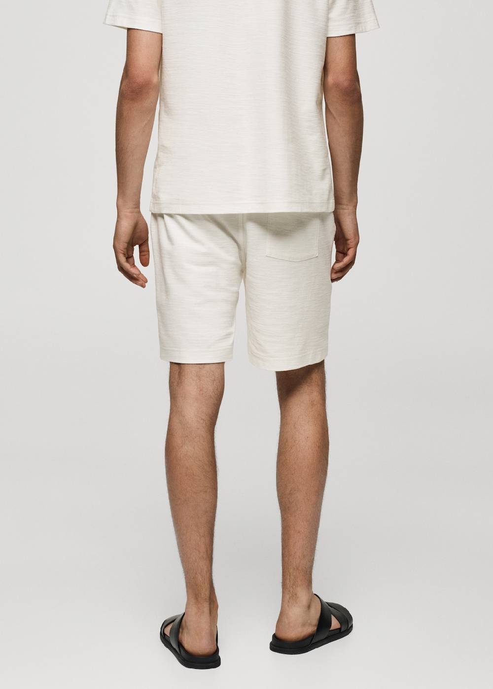 Mango Baumwoll-Bermudashorts Mit Kordelzug
