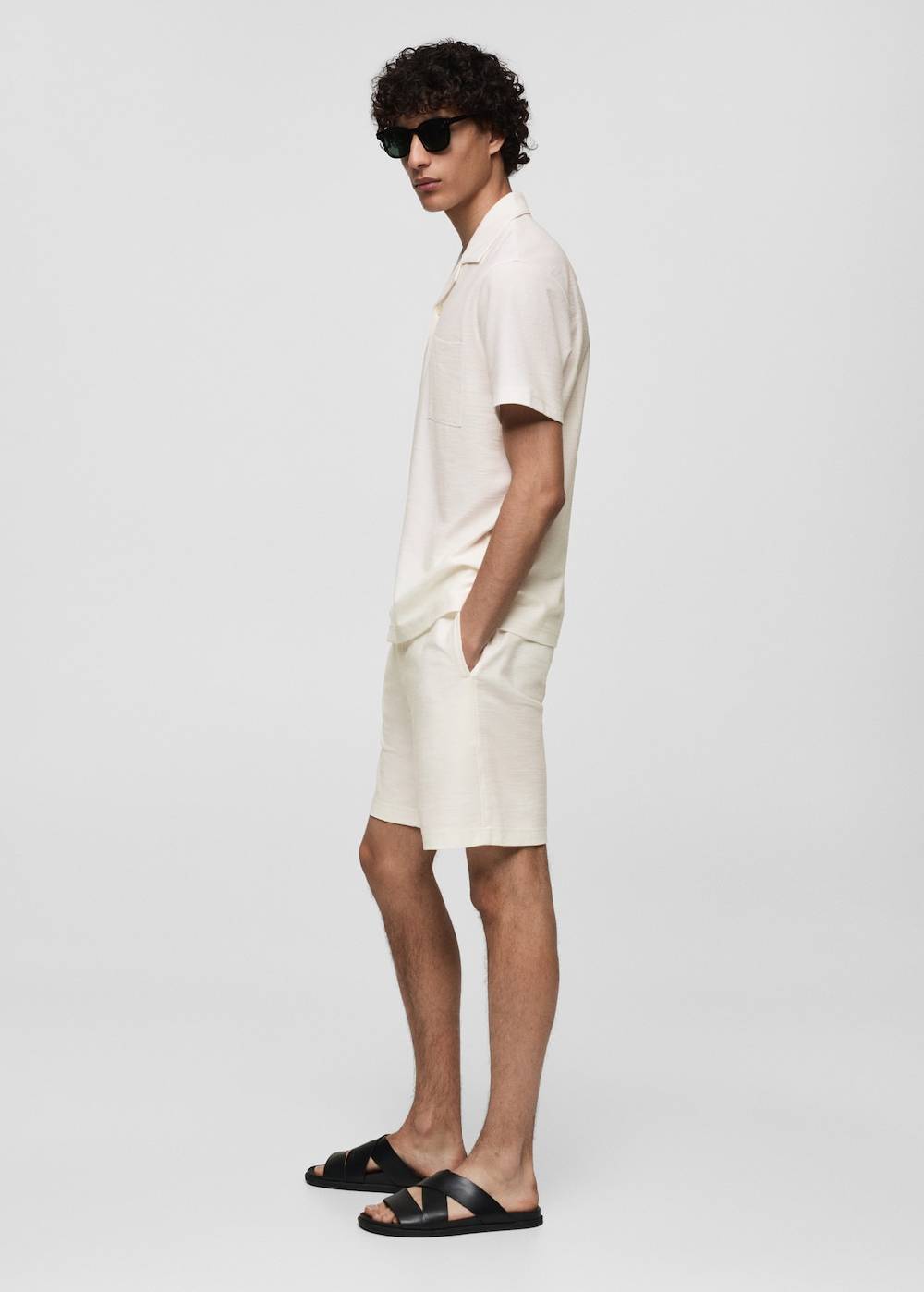 Mango Baumwollhemd Mit Brusttasche