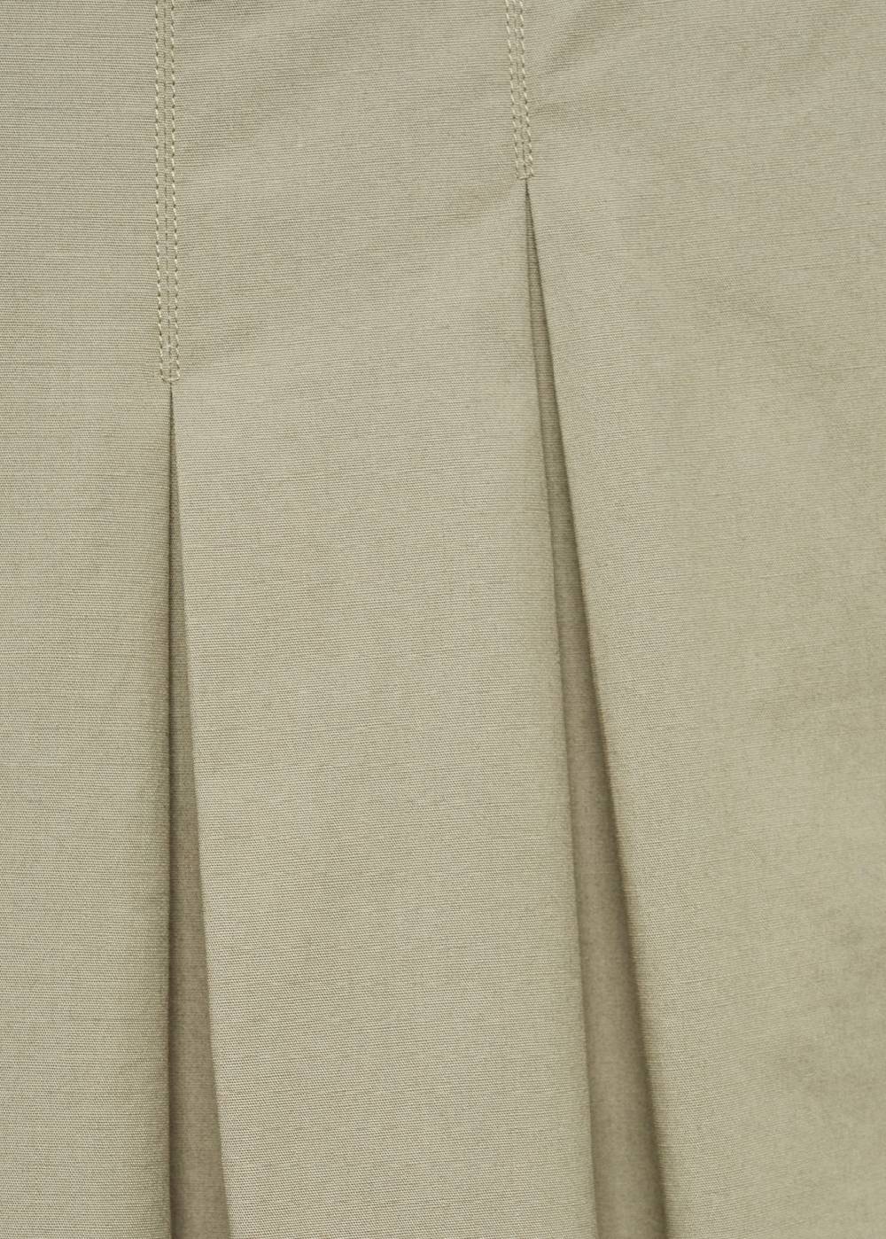 Mango Baumwollhose Mit Bundfalten