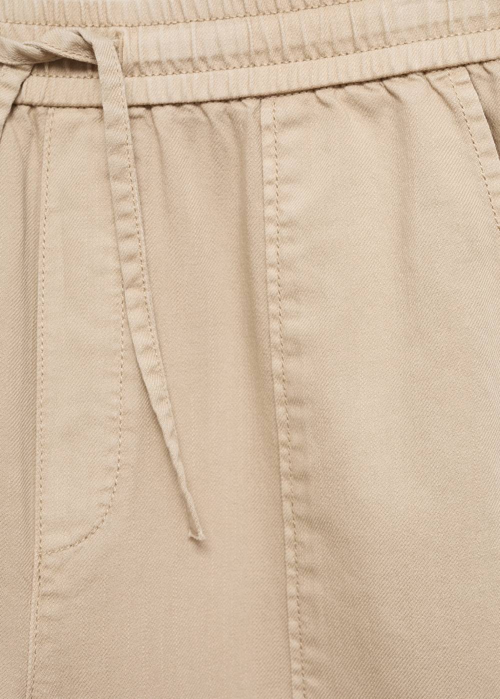 Mango Baumwollhose Mit Gummibund