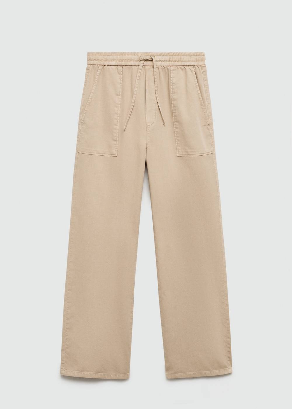 Mango Baumwollhose Mit Gummibund