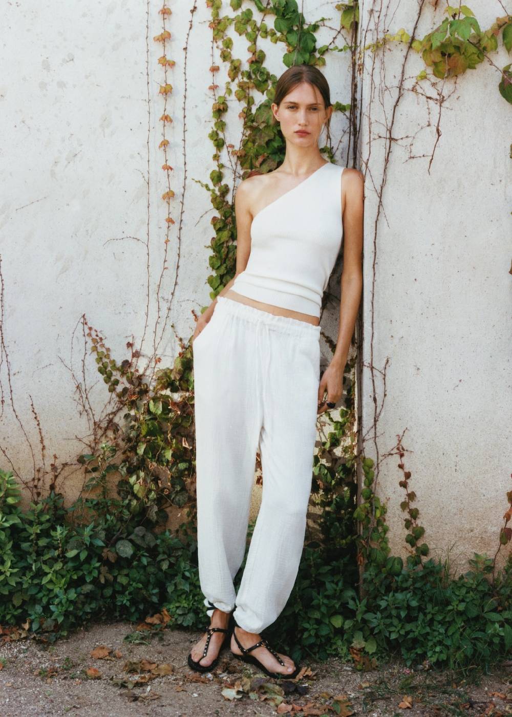 Mango Baumwollhose Mit Gummibund