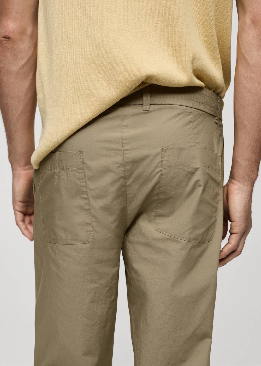 Mango Baumwollhose Mit Kordel