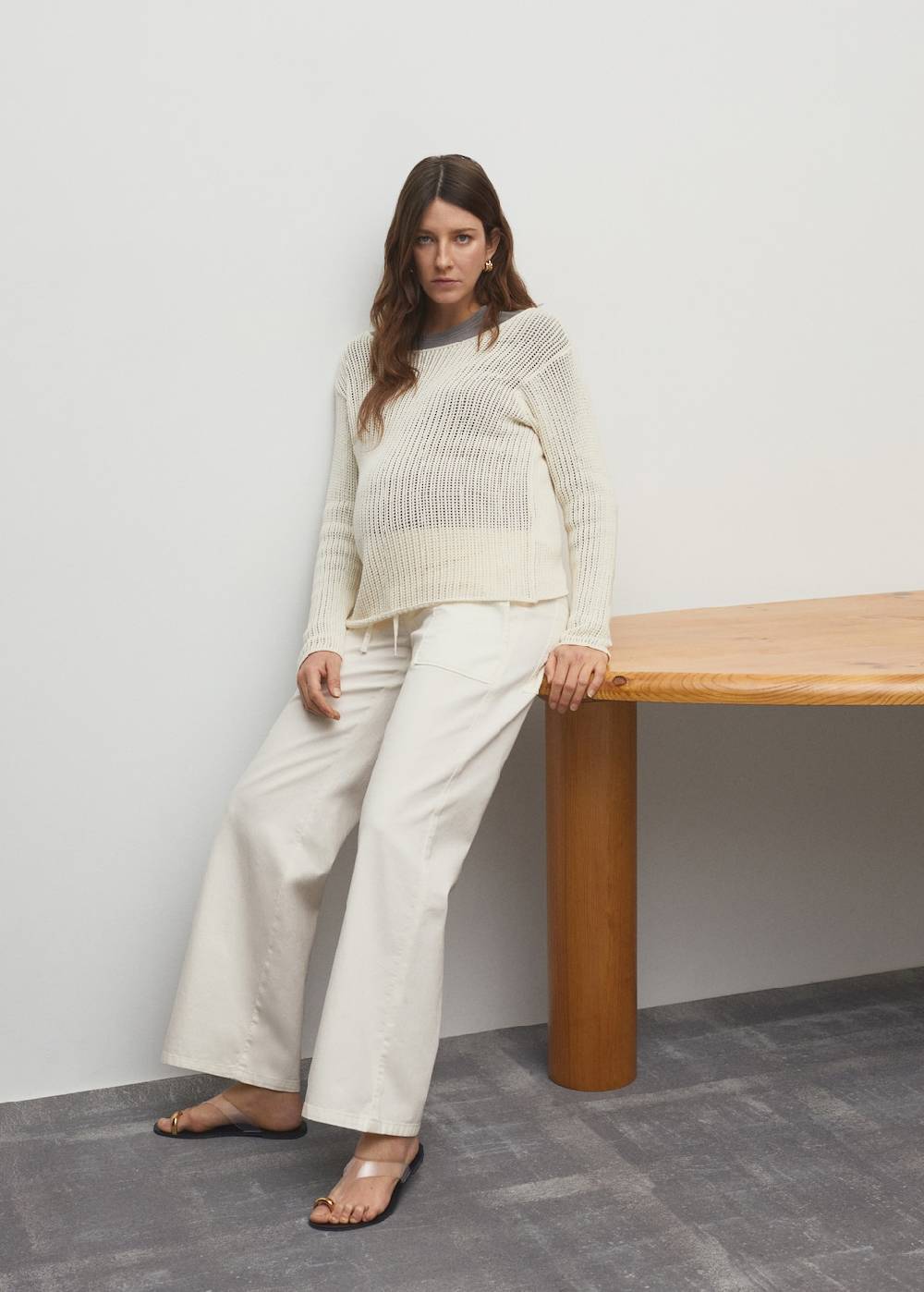 Mango Baumwollhose Mit Verstellbarer Kordel