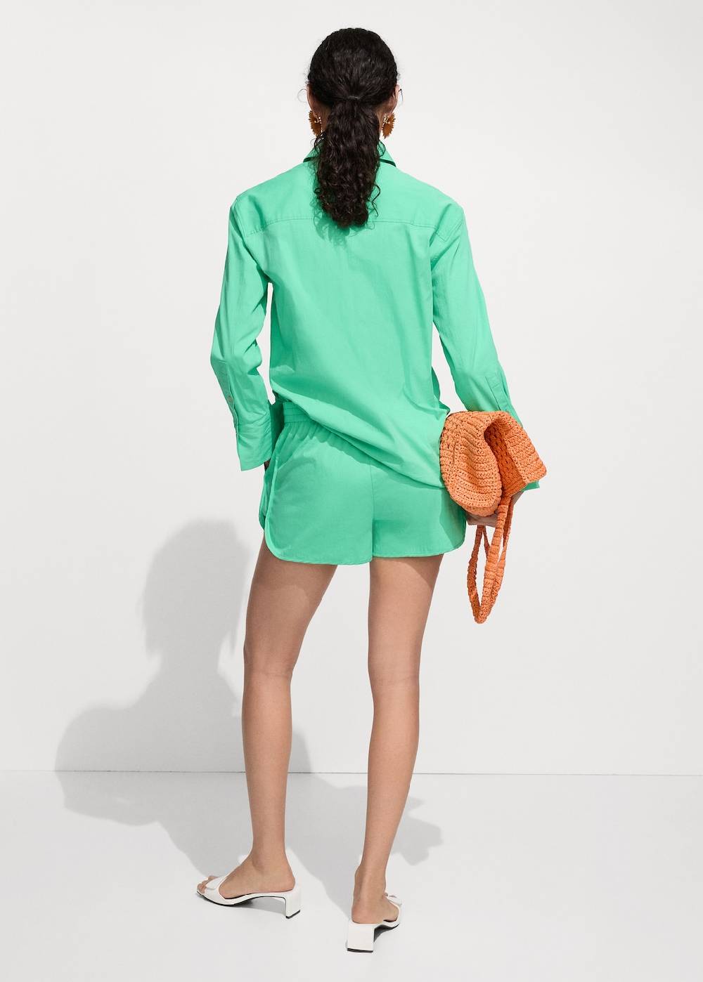 Mango Baumwollshorts Mit Stretchbund