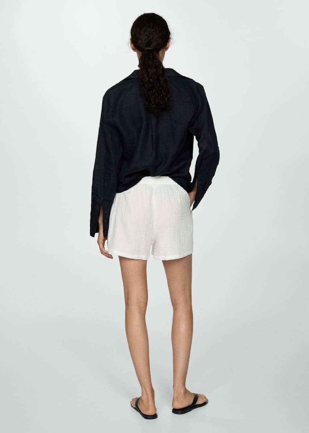 Mango Baumwollshorts Mit Stretchbund