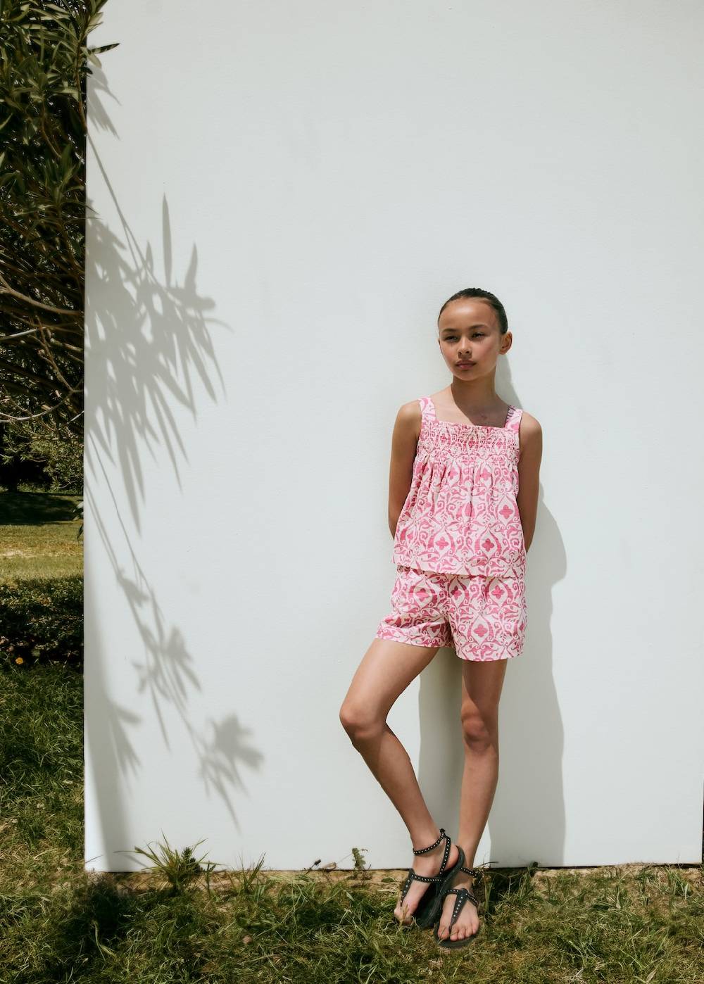 Mango Bedruckte Baumwollshorts