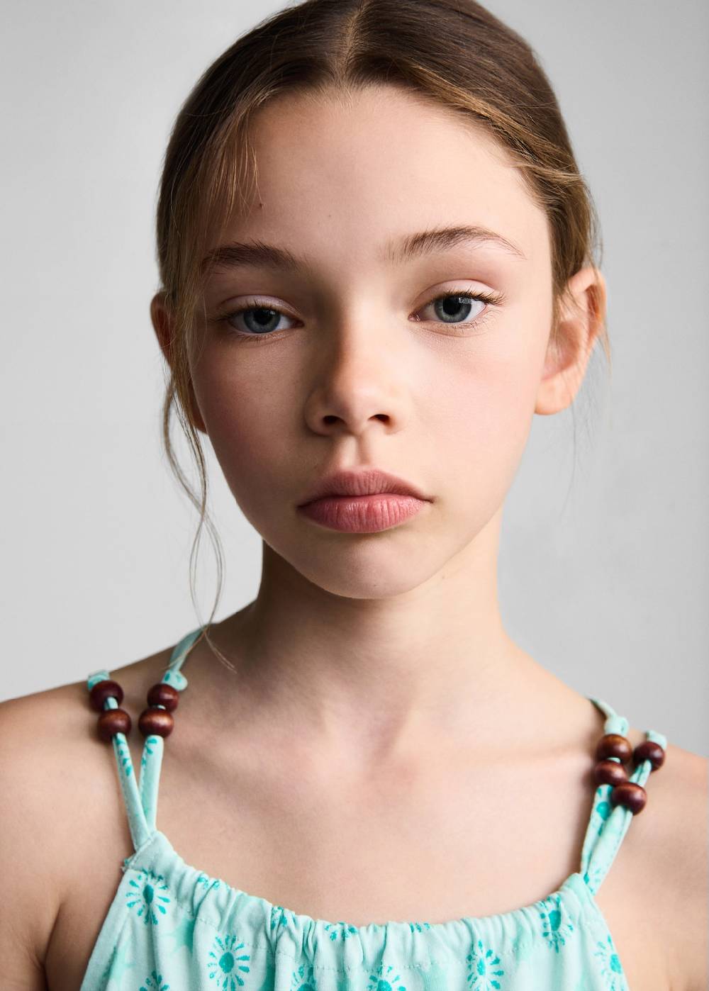 Mango Bedrucktes Kleid Mit Perlen