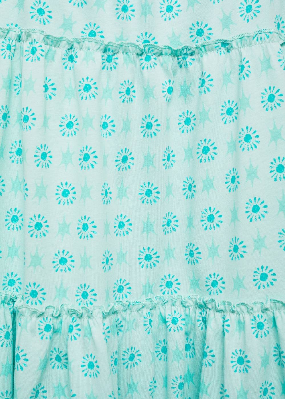 Mango Bedrucktes Kleid Mit Perlen