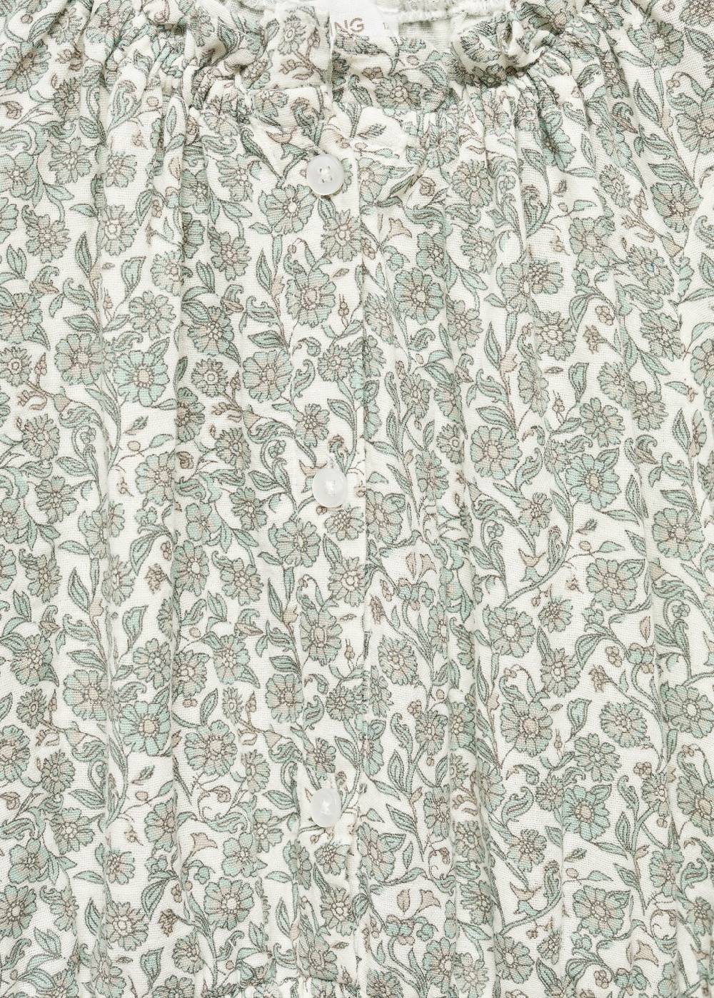 Mango Bedrucktes Rüschenkleid