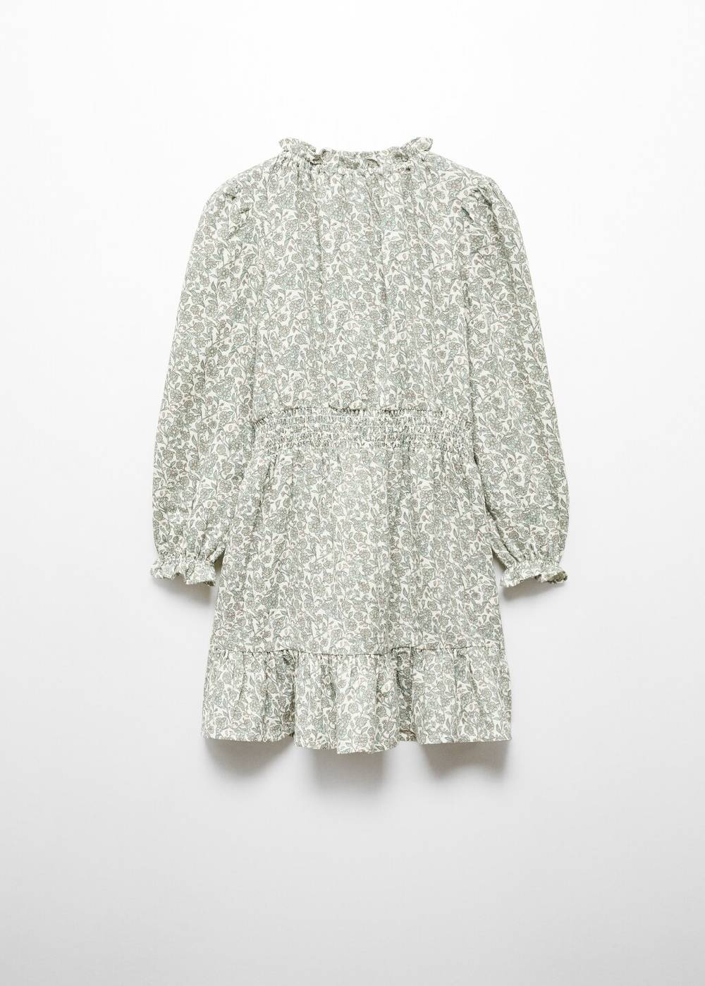 Mango Bedrucktes Rüschenkleid