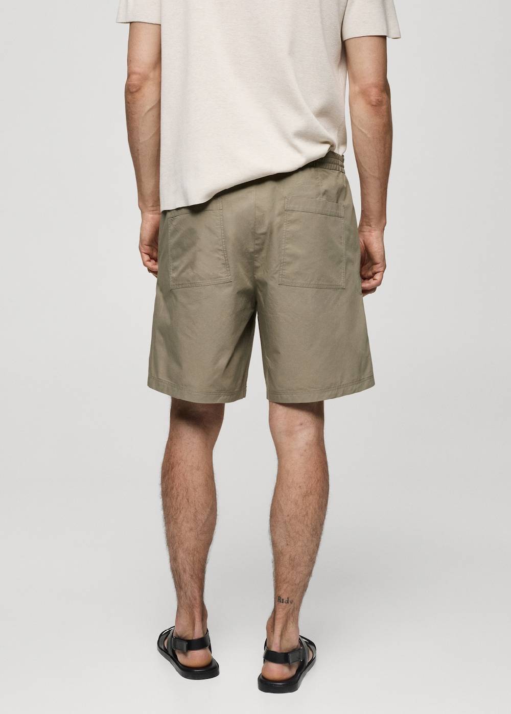 Mango Bermudashorts Aus 100 % Baumwolle Mit Kordel