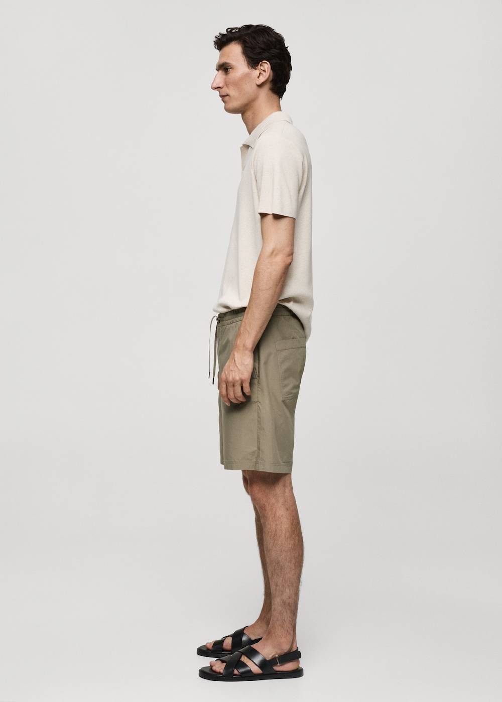 Mango Bermudashorts Aus 100 % Baumwolle Mit Kordel