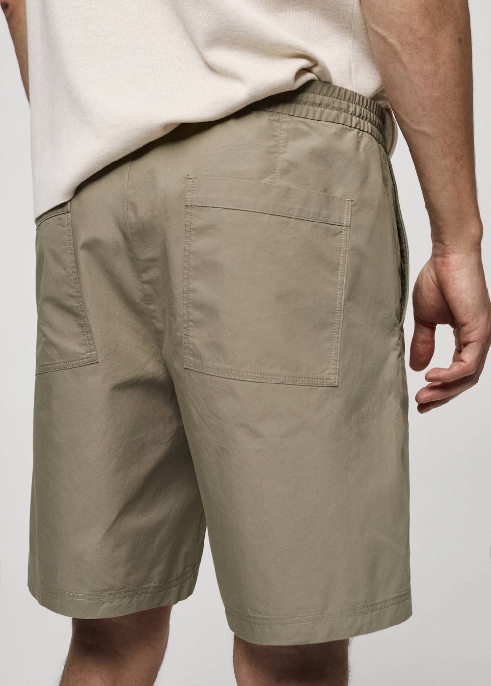 Mango Bermudashorts Aus 100 % Baumwolle Mit Kordel