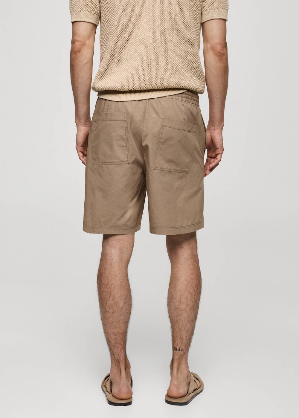 Mango Bermudashorts Aus 100 % Baumwolle Mit Kordel