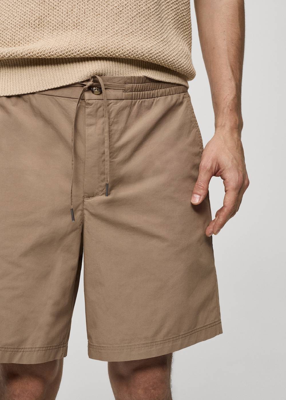 Mango Bermudashorts Aus 100 % Baumwolle Mit Kordel