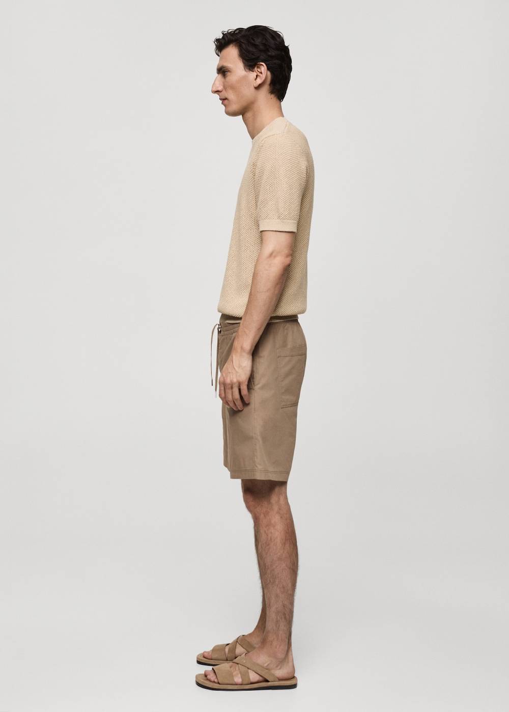 Mango Bermudashorts Aus 100 % Baumwolle Mit Kordel