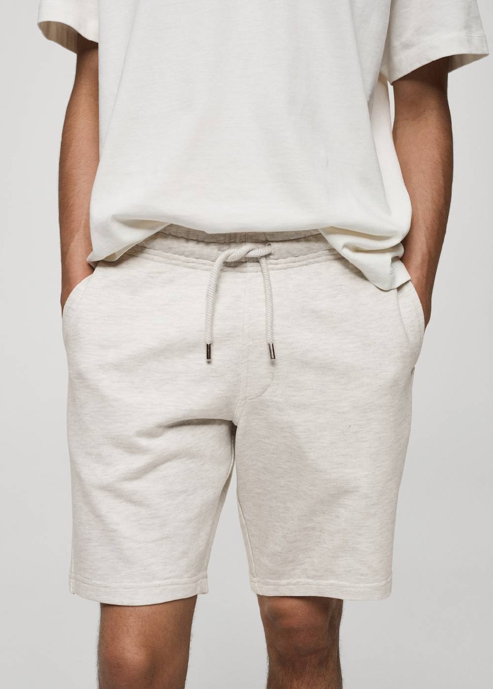 Mango Bermudashorts Im Jogger-Stil Aus Baumwolle