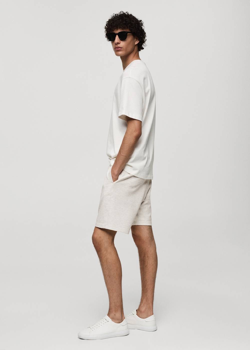 Mango Bermudashorts Im Jogger-Stil Aus Baumwolle