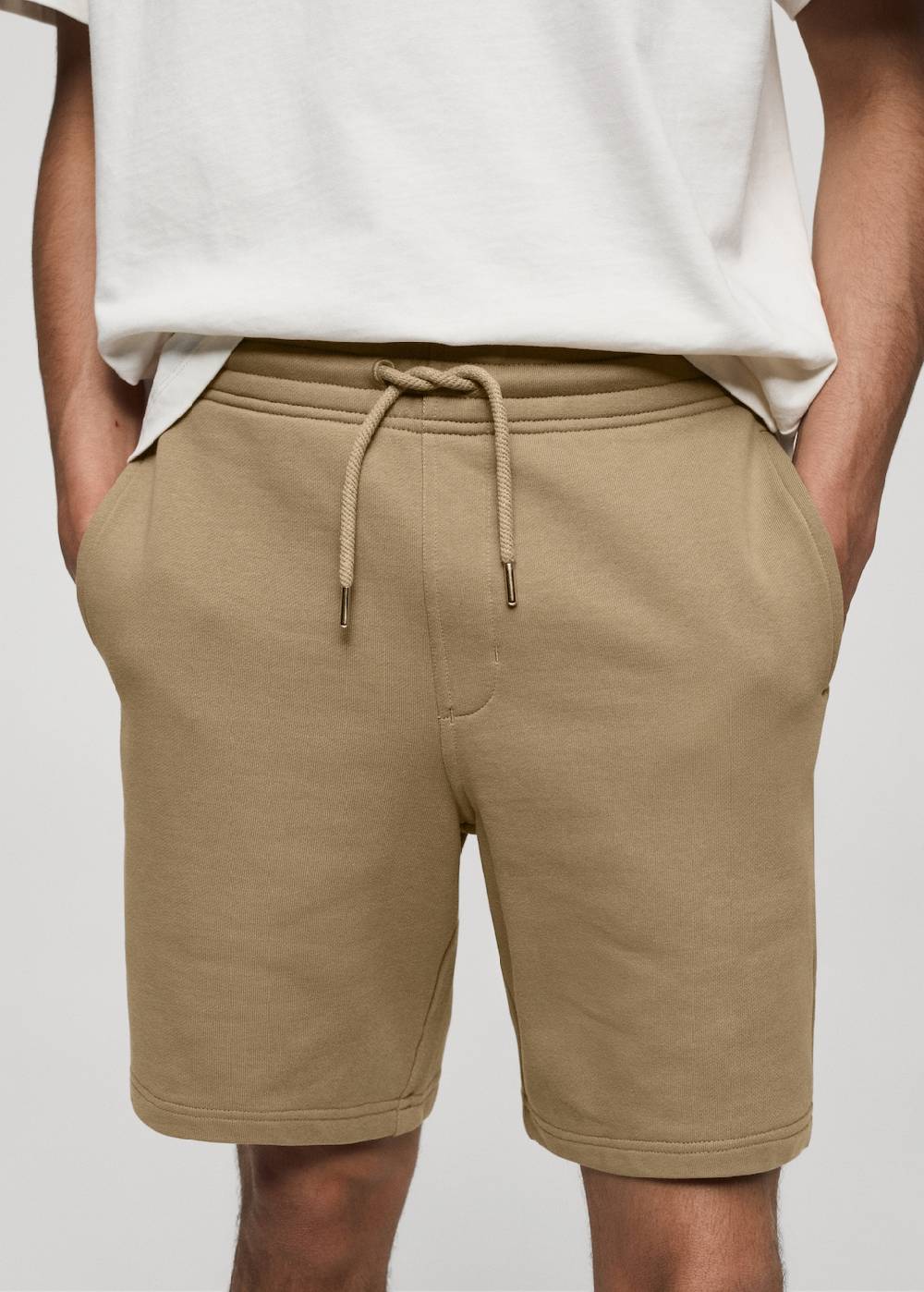 Mango Bermudashorts Im Jogger-Stil Aus Baumwolle
