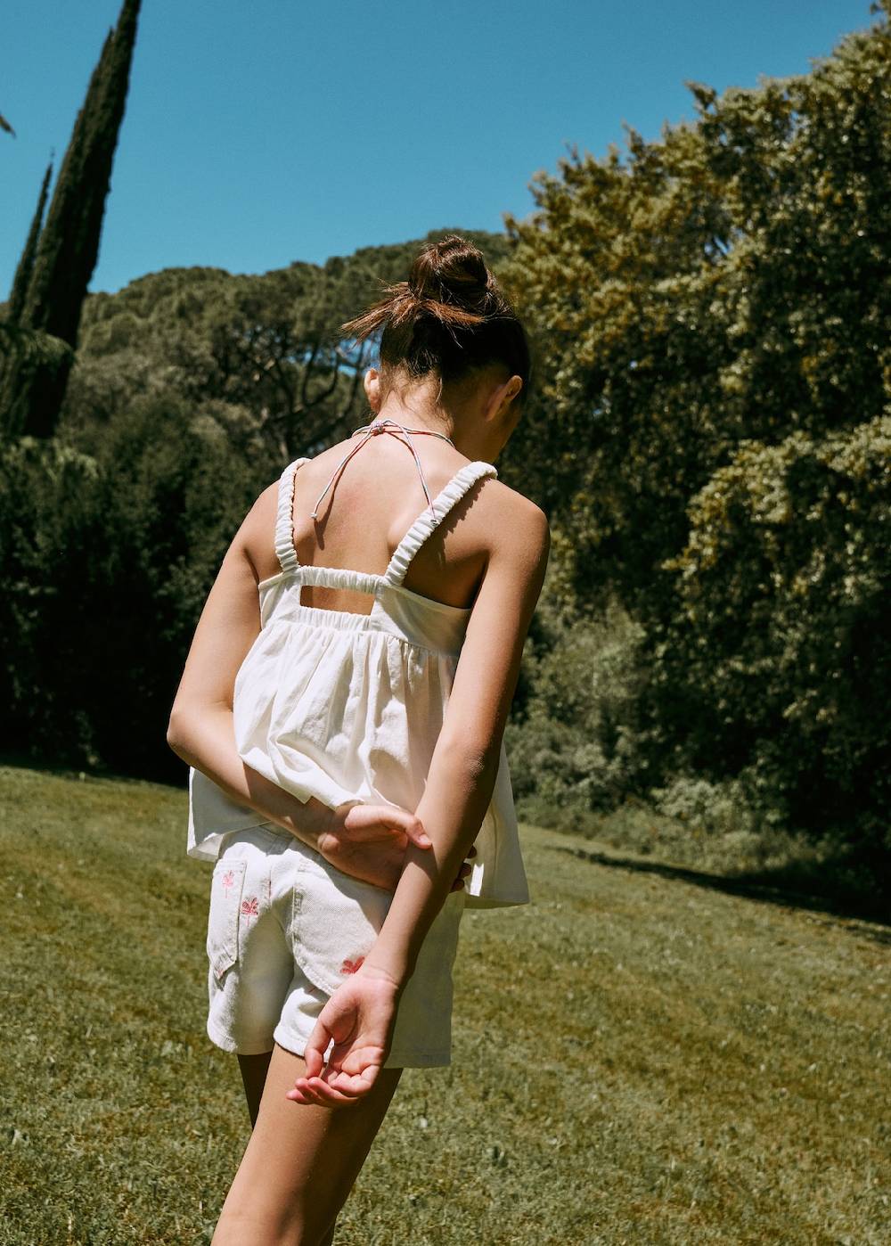 Mango Bestickte Baumwollshorts