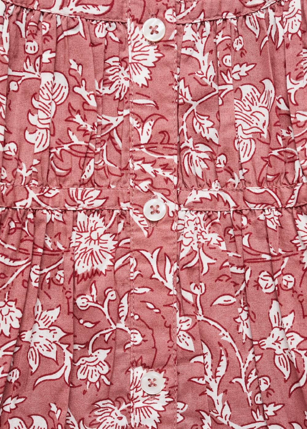 Mango Blumenkleid Mit Rüschen