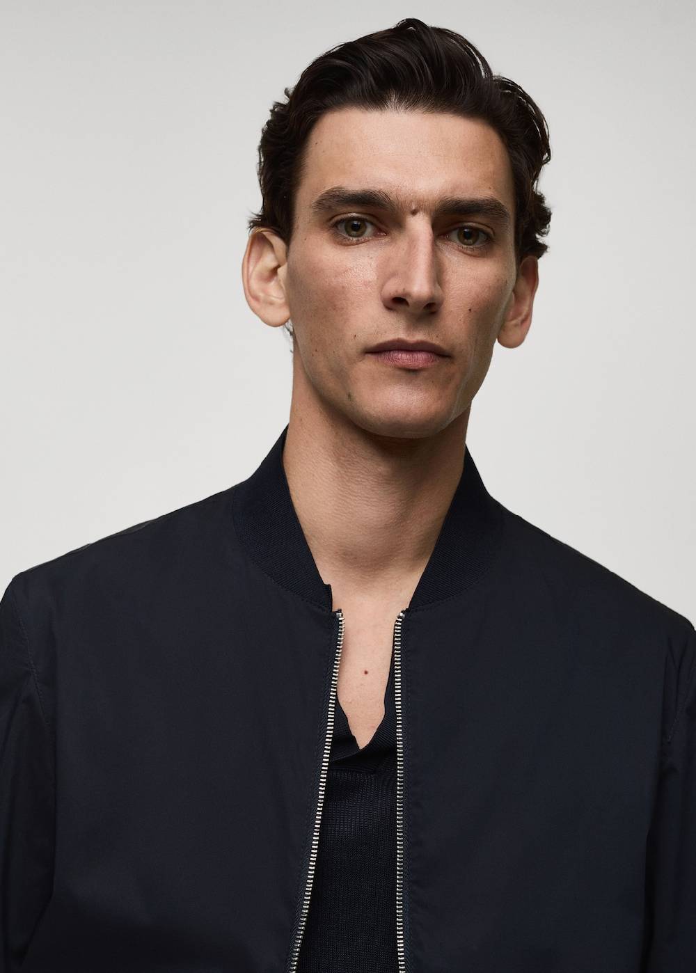 Mango Bomber-Jacke Mit Reißverschluss