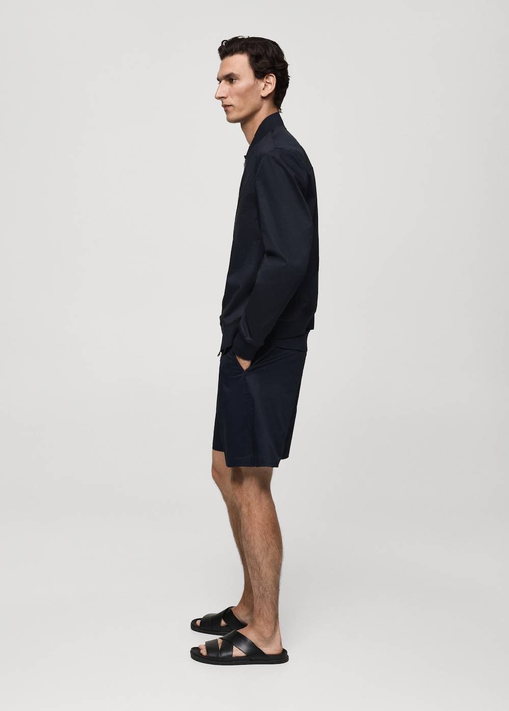 Mango Bomber-Jacke Mit Reißverschluss