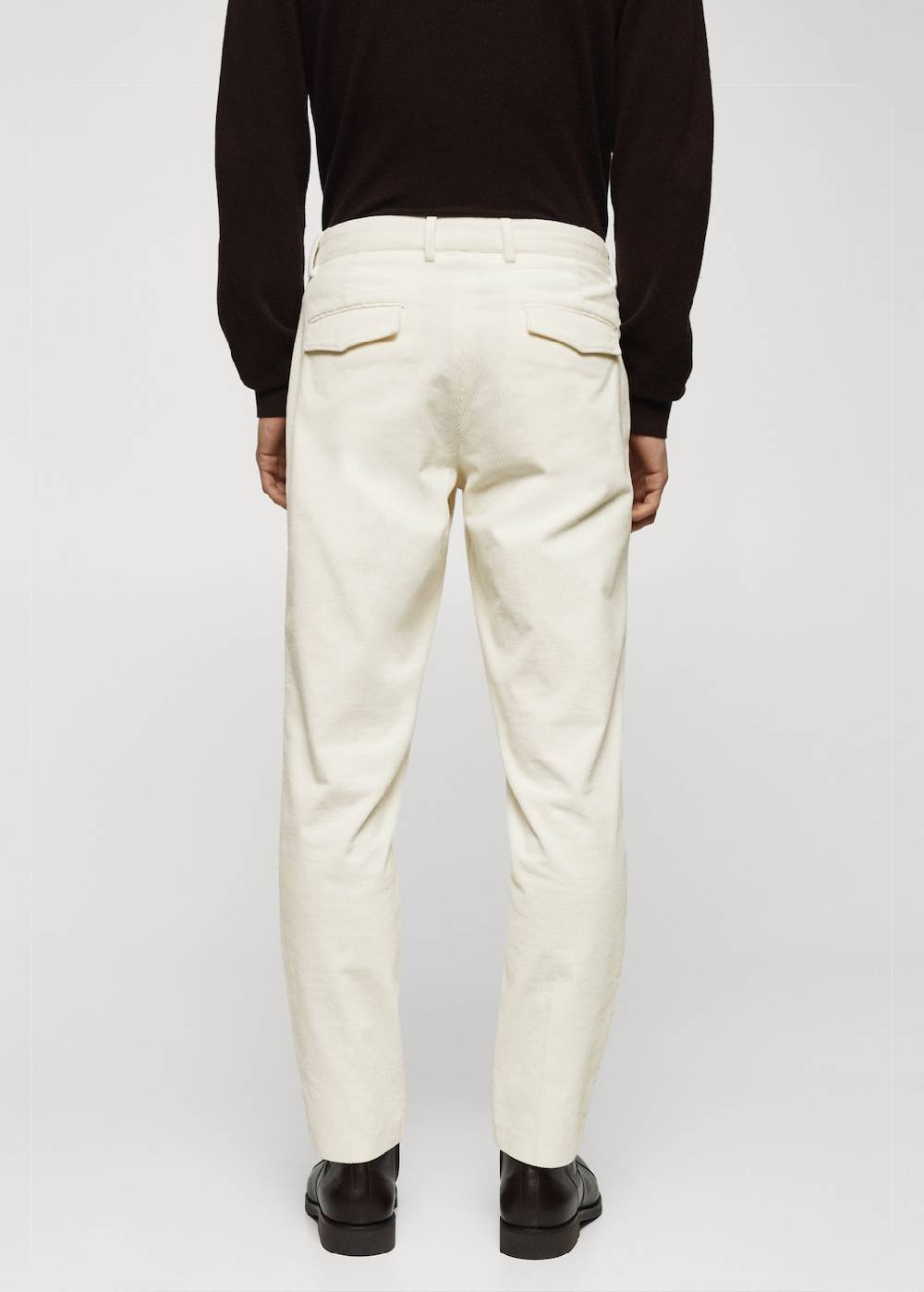 Mango Bundfaltenhose Aus Cord