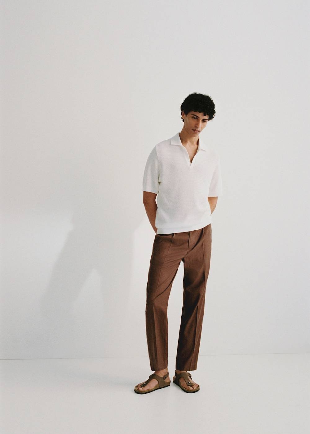 Mango Bundfaltenhose Aus Lyocell Mit Baumwolle