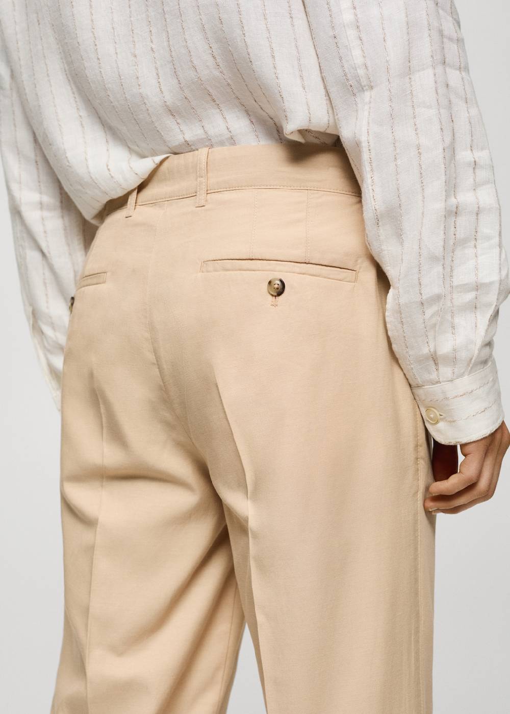 Mango Bundfaltenhose Aus Lyocell Mit Baumwolle