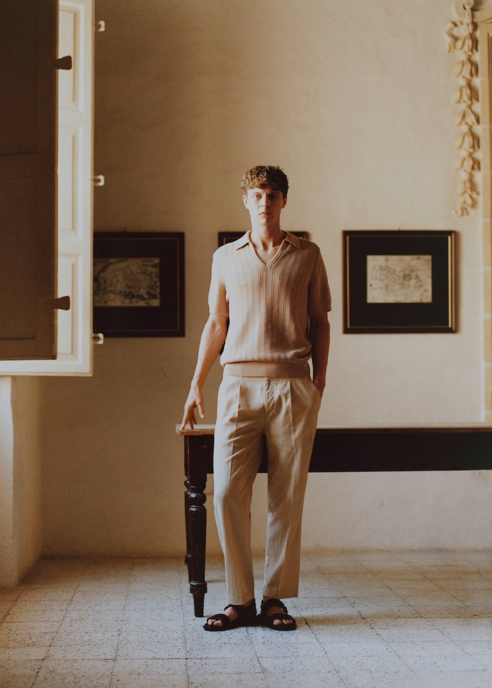 Mango Bundfaltenhose Aus Lyocell Mit Baumwolle