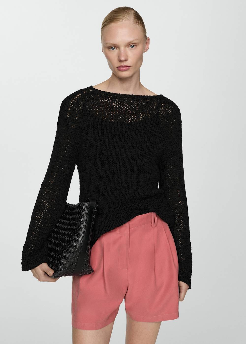 Mango Bundfaltenshorts Mit Mittlerer Bundhöhe