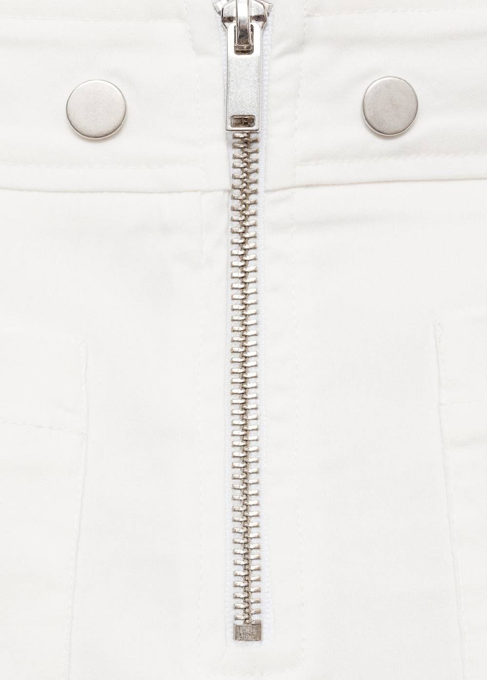 Mango Caprihose Mit Zierknöpfen