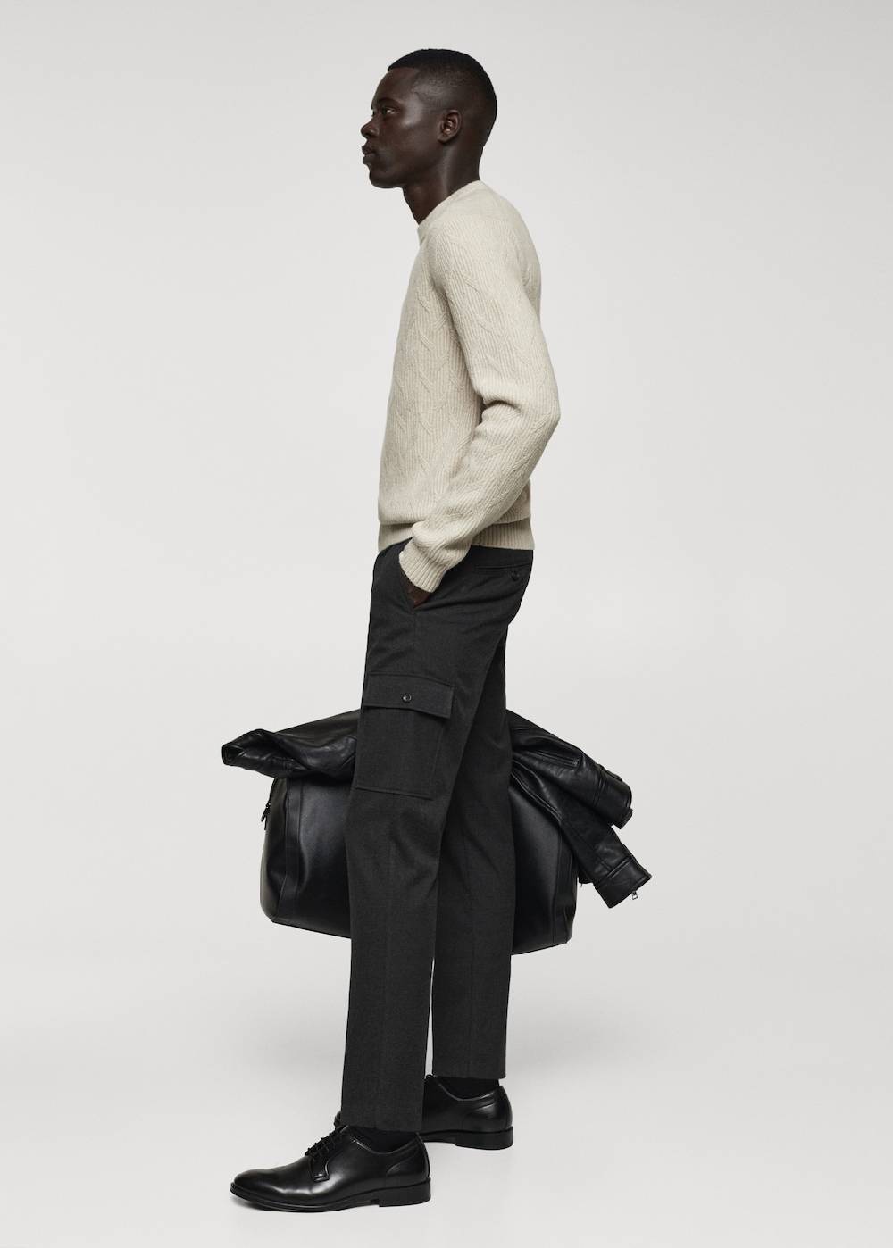 Mango Cargohose Mit Bundfalten