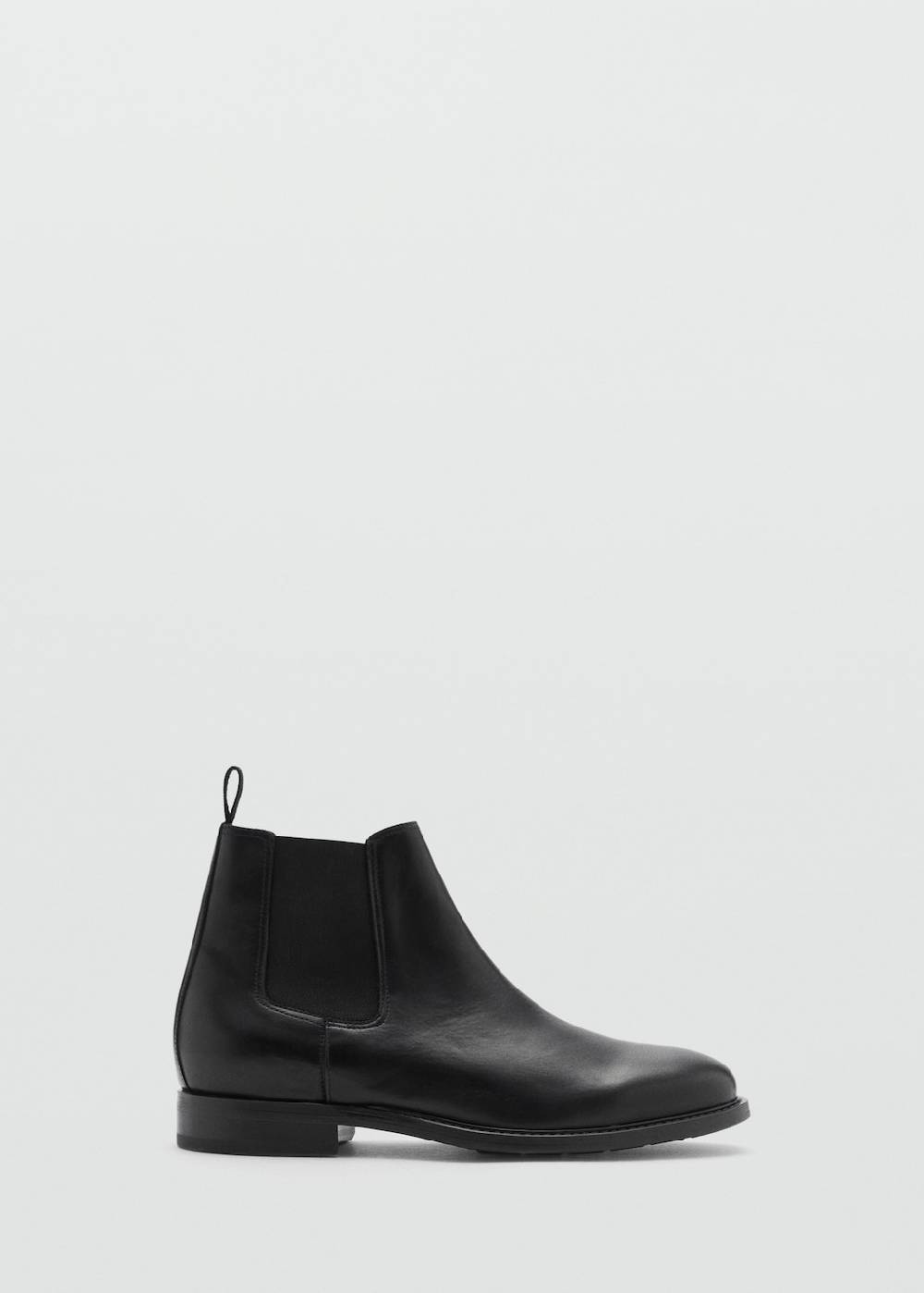 Mango Chelsea Boots Aus Poliertem Leder
