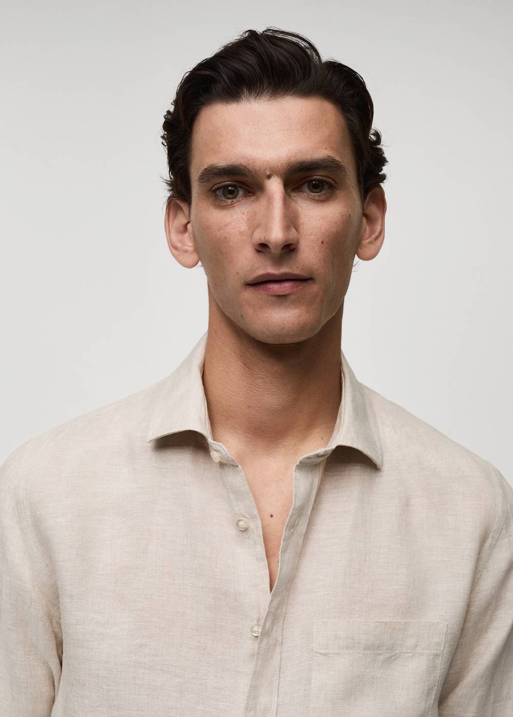 Mango Classic-Fit-Hemd Aus 100 % Leinen