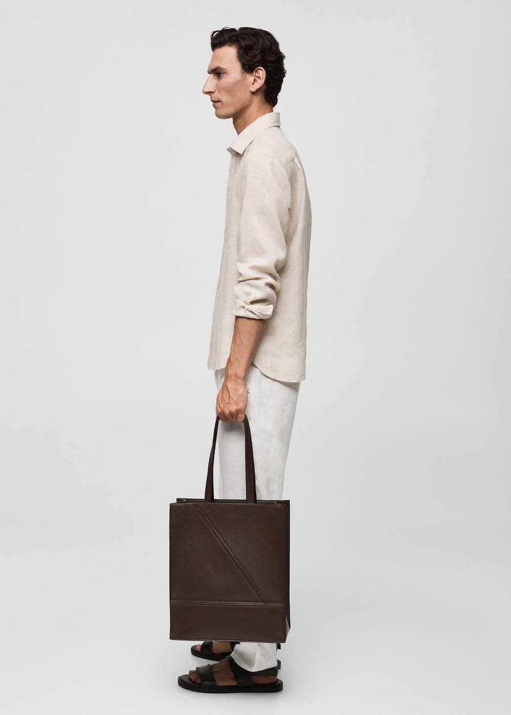 Mango Classic-Fit-Hemd Aus 100 % Leinen