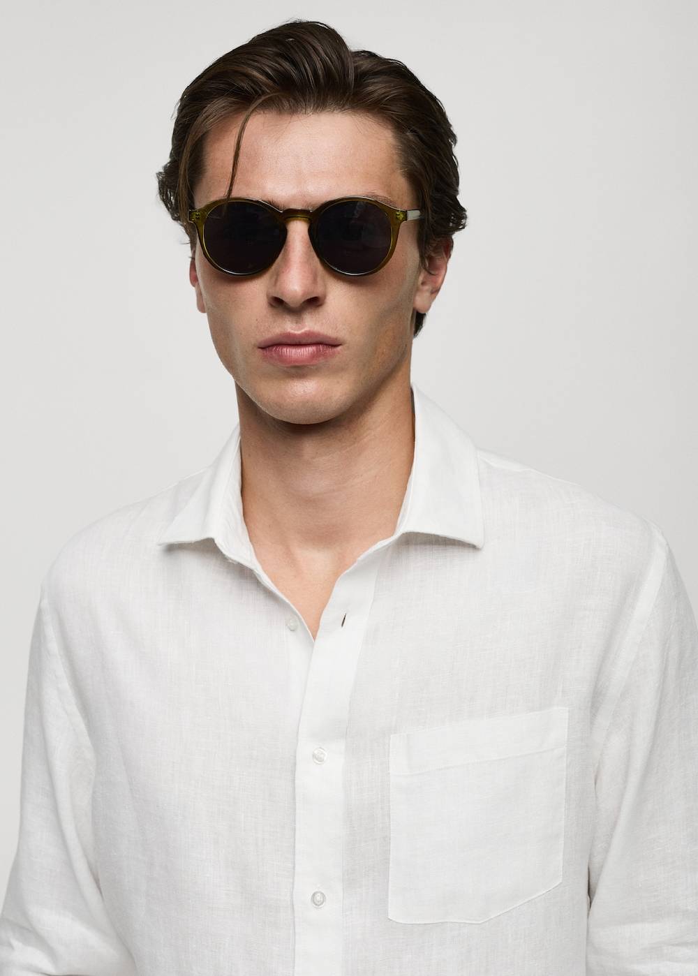 Mango Classic-Fit-Hemd Aus 100 % Leinen