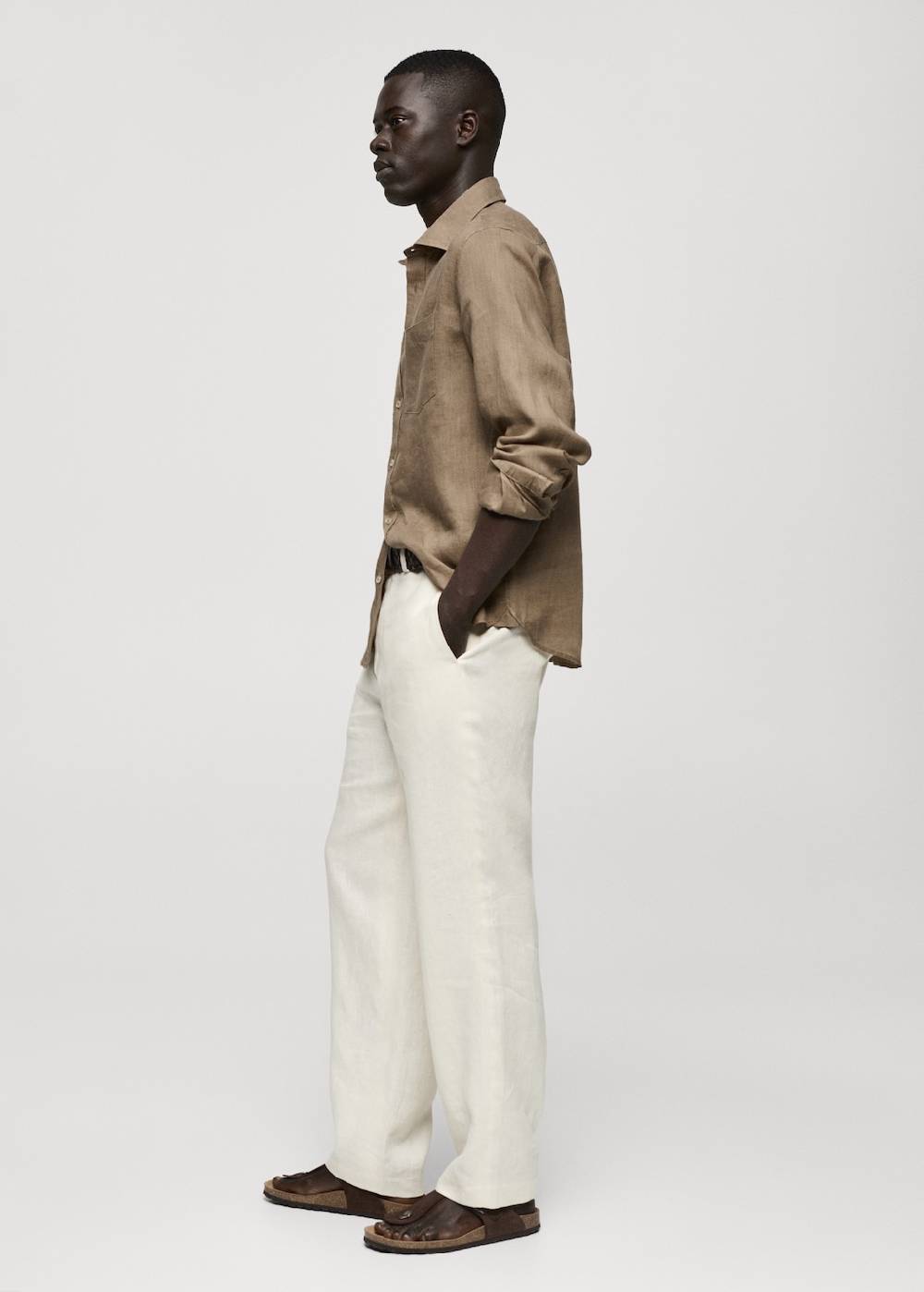 Mango Classic-Fit-Hemd Aus 100 % Leinen