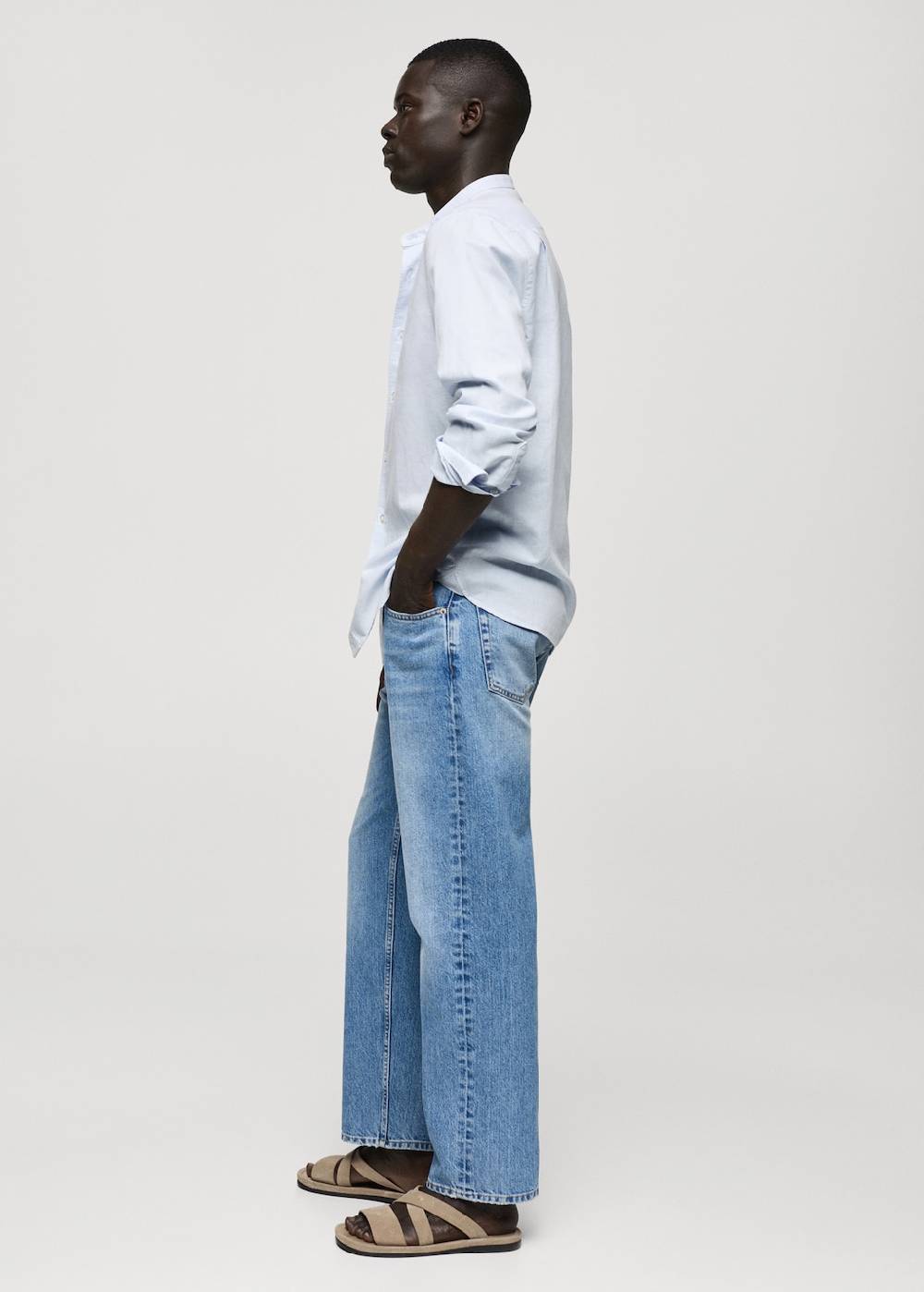 Mango Classic Fit-Leinenhemd