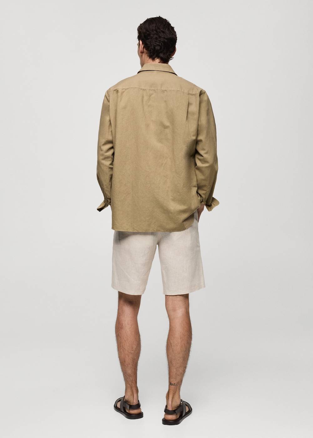 Mango Classic Fit-Leinenhemd